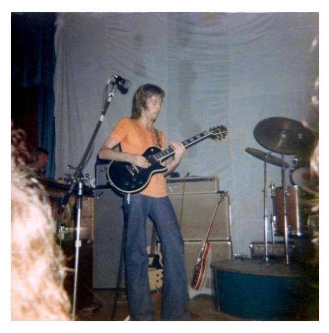 Eric Clapton of Derek and the Dominoes at Malvern Winter Gardens, 14 August 1970 (photo 5 of 5)