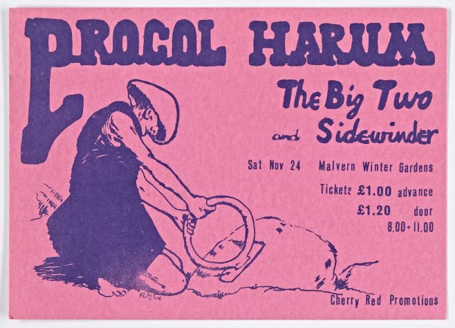 Ticket for Procol Harum at Malvern Winter Gardens, 24 November 1973